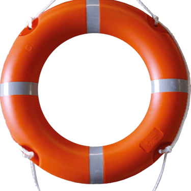 Salvavidas circular de PVC